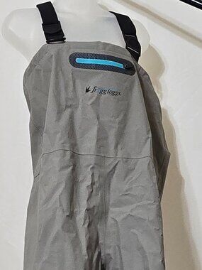Frogg Toggs, Canyon Waders, Grey & Blue Chest Waders Women's Size X-Large